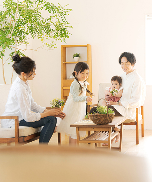 外壁の内側にある、暮らしを守る。